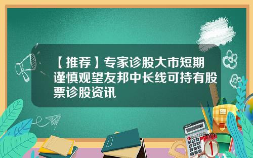 【推荐】专家诊股大市短期谨慎观望友邦中长线可持有股票诊股资讯
