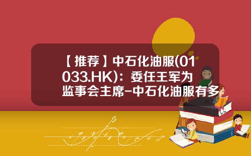 【推荐】中石化油服(01033.HK)：委任王军为监事会主席-中石化油服有多少职工