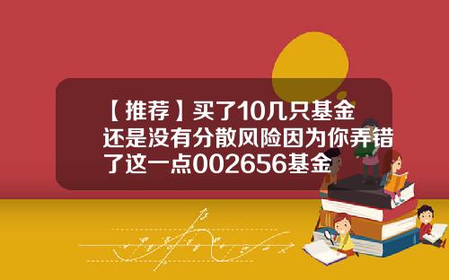 【推荐】买了10几只基金还是没有分散风险因为你弄错了这一点002656基金