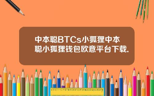 中本聪BTCs小狐狸中本聪小狐狸钱包欧意平台下载.