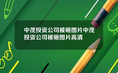 中茂投资公司被砸图片中茂投资公司被砸图片高清