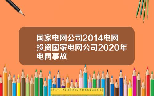 国家电网公司2014电网投资国家电网公司2020年电网事故