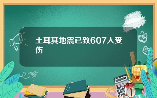土耳其地震已致607人受伤