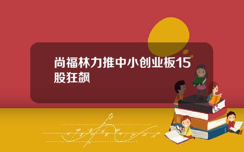 尚福林力推中小创业板15股狂飙