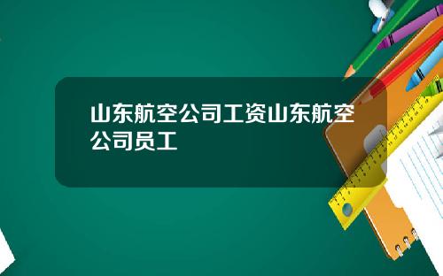 山东航空公司工资山东航空公司员工