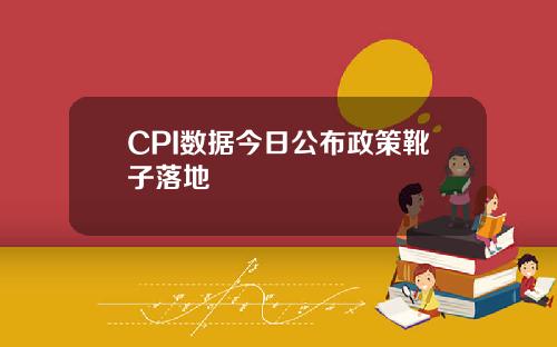 CPI数据今日公布政策靴子落地