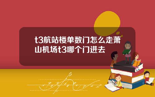 t3航站楼单数门怎么走萧山机场t3哪个门进去