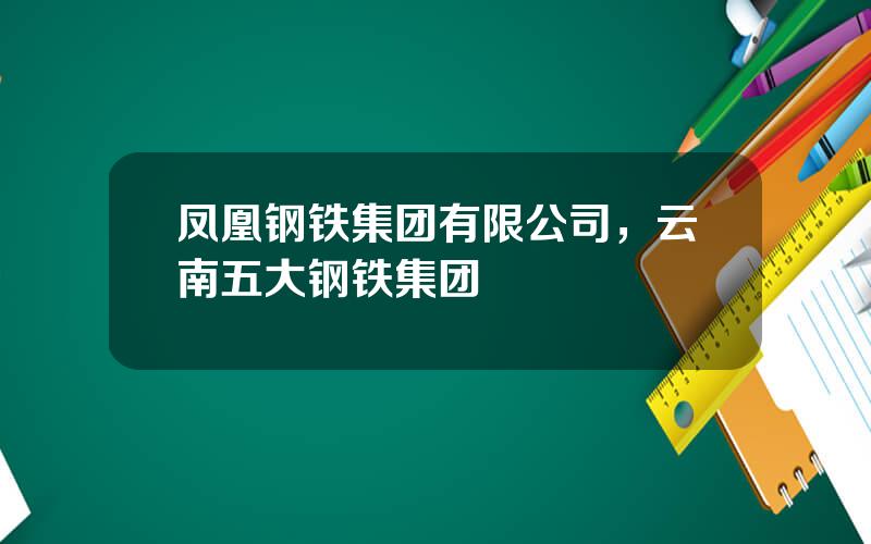 凤凰钢铁集团有限公司，云南五大钢铁集团